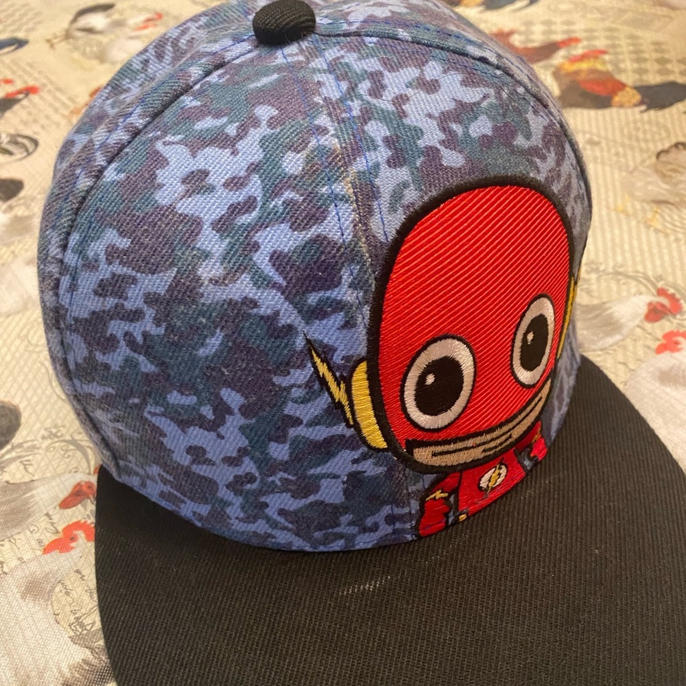 The Flash Six Flags SnapBack Blue Camo